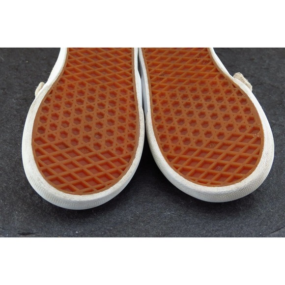 VANS Toddler Girls 7.5 Medium Beige Skateboarding Fabric - Picture 6 of 7